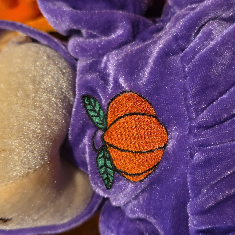Trio Halloween Themed Plush Bear, Pumpkin, Pumpkin Face, And Moon &Star - Picture 7 of 9